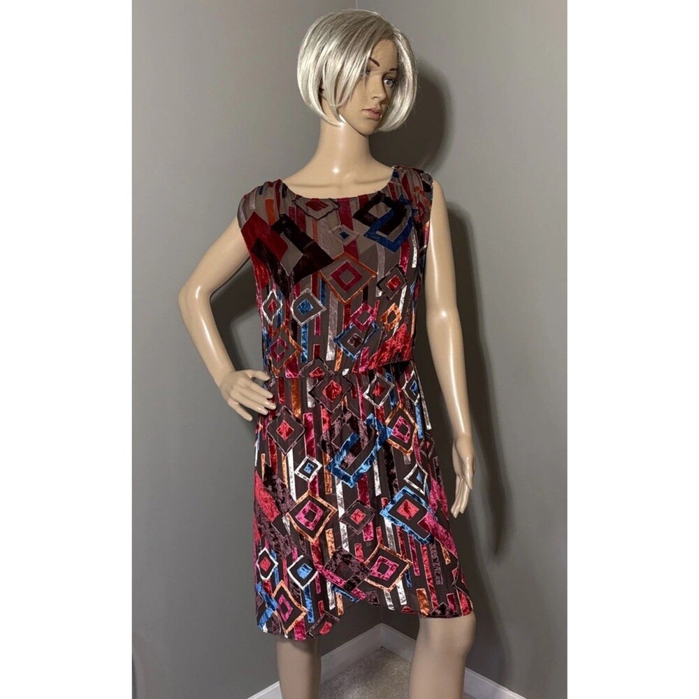 Alice + Olivia Dress With Slip dress Rayon Silk Blend Sz Sm / Medium